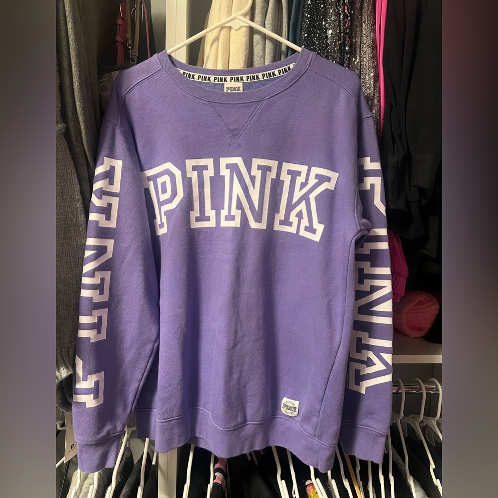 Victoria's Secret PINK Lavender Crewneck Sweater